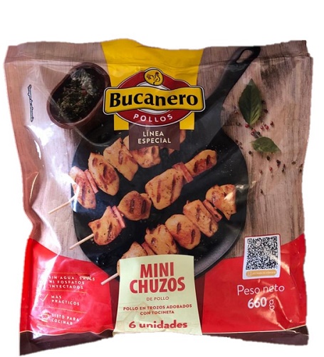 Mini chuzos Bucanero 660 grs pollo