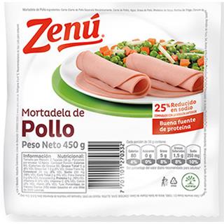 Mortadela Zenú 450 grs pollo