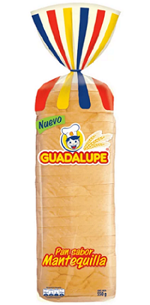 Pan Guadalupe 550 grs mantequilla extralargo