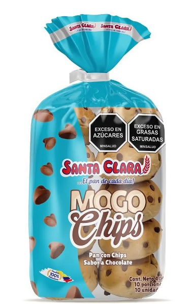 Pan Santa Clara 400 grs mogo chips