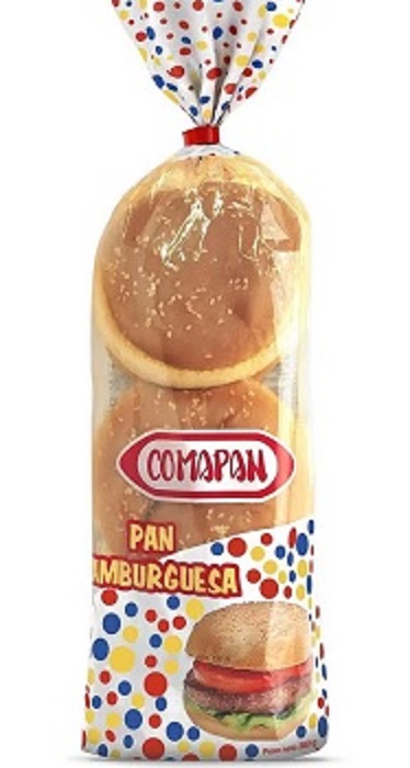 Pan Comapan 380 grs hamburguesa paquete x 6