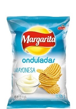 Papas Margarita 105 grs onduladas mayonesa