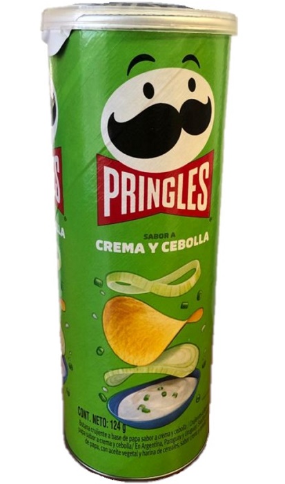 Papas Pringles 124 grs crema y cebolla