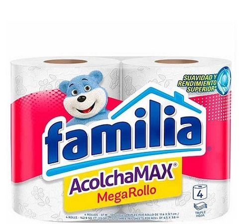 Papel higiénico Familia 4 rollos acolchamax
