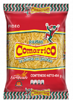Pasta Comarrico 454 grs fideos clasica