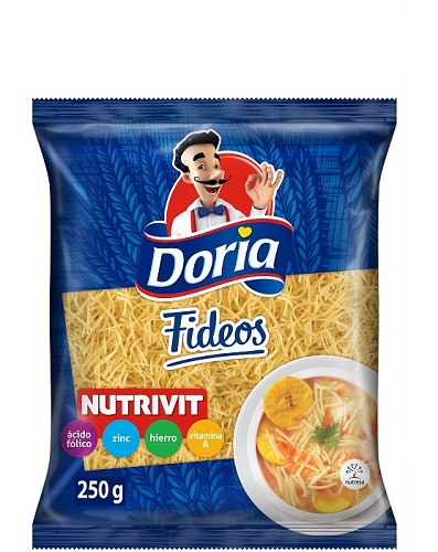 Pasta Doria 250 grs fideos