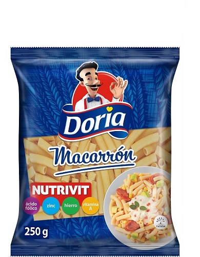 Pasta Doria 250 grs macarrón