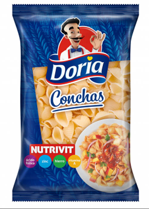 Pasta Doria 500 grs conchas