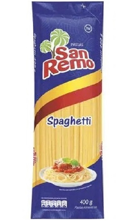 Pasta San Remo 400 grs spaguetti