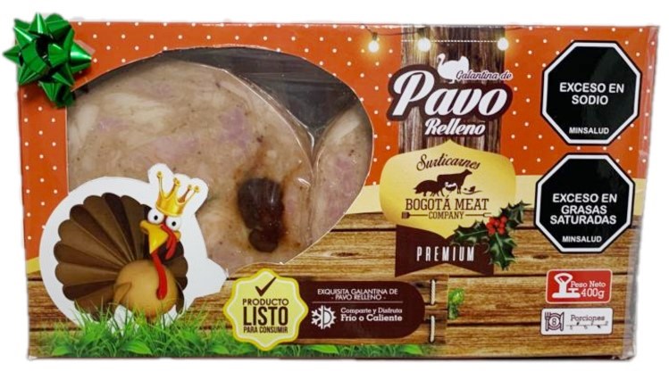 Pavo Relleno Surticarnes 400 grs caja