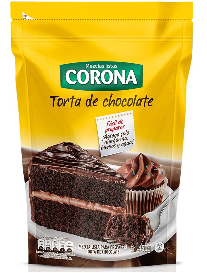 Premezcla Corona 450 grs torta de chocolate