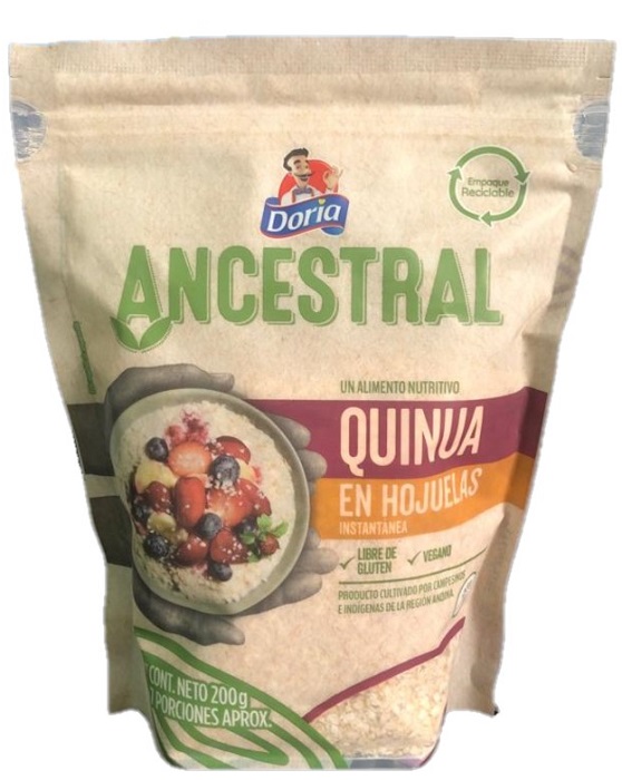 Quinua Doria 200 grs ancestral en hojuelas