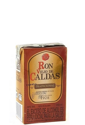 Ron Viejo De Caldas 250 ml tetrabrik