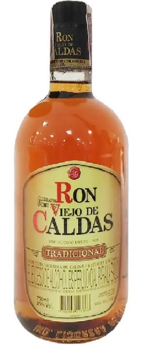 Ron Viejo De Caldas 750 ml botella