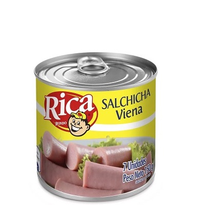 Salchicha Rica 150 grs viena res