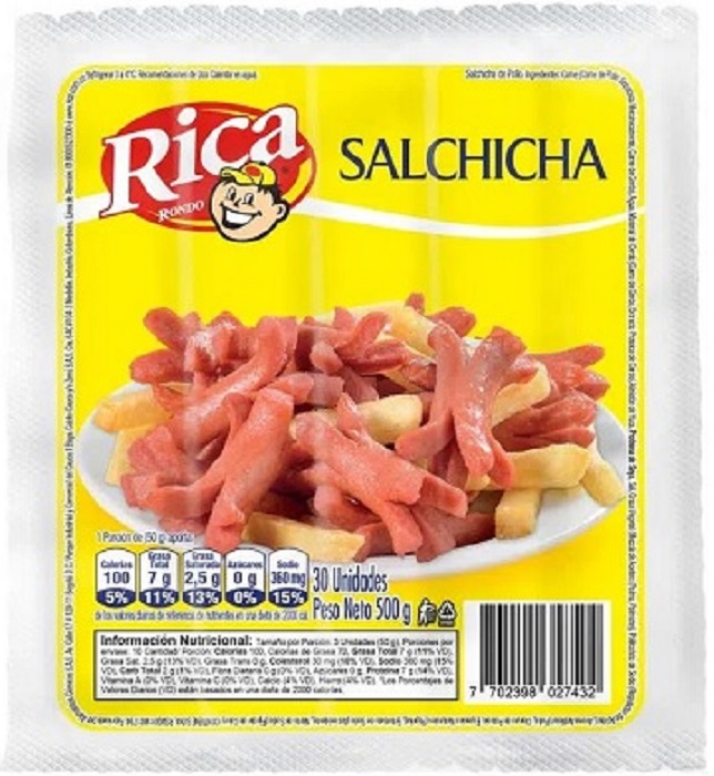 Salchicha Rica 500 grs