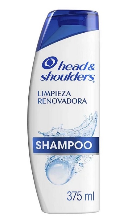Shampoo H&S 375 ml limpieza renovadora