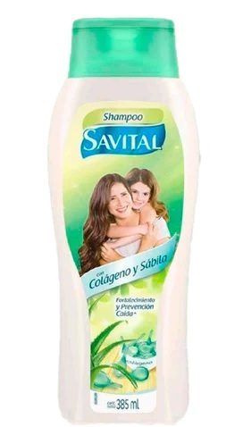 Shampoo Savital 385 ml colágeno y sábila