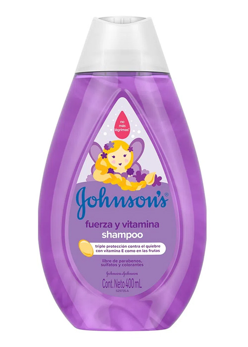 Shampoo Johnson´s 400 ml fuerza y viTamina