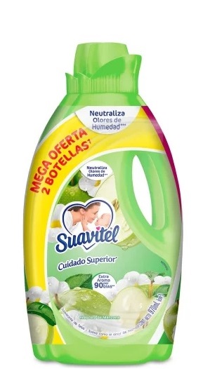 Suavizante Suavitel 2 x 970 ml Frescura de manzana tarro