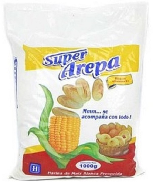 Super Arepa 1000 grs blanca