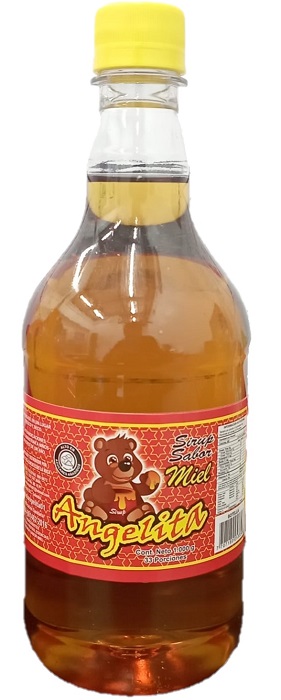 Syrup Angelita 1000 grs sabor miel botella