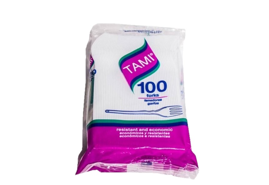 Tenedor Tami paquete x 100 und