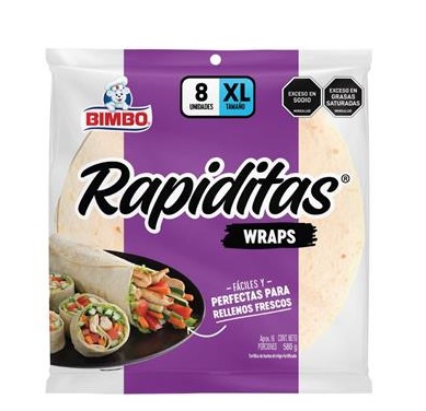 Tortilla Bimbo 580 grs xl