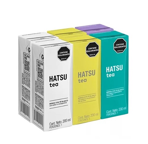 Té Hatsu 6 x 200 ml sabores surtidos
