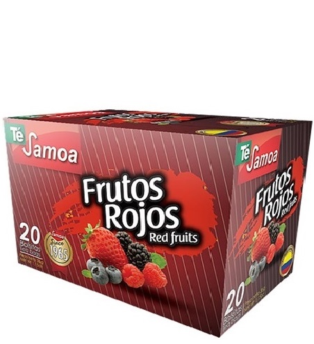 Té Samoa 20 bolsas frutos rojos