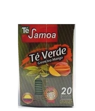 Té Samoa 20 bolsas verde mango