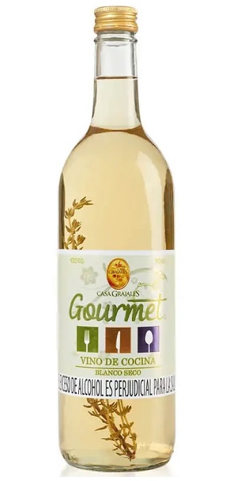 Vino Casa Grajales 750 ml gourmet blanco seco