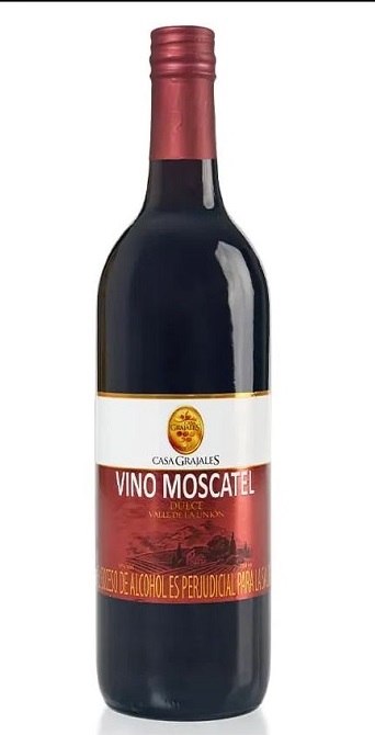 Vino Casa Grajales 750 ml moscatel dulce