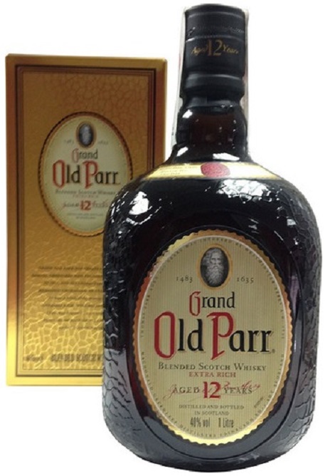 Whisky old parr 1000 ml 12 años