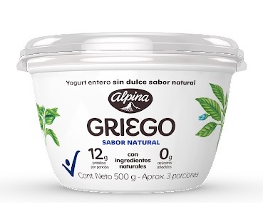 Yogurt Griego Alpina 500 grs natural