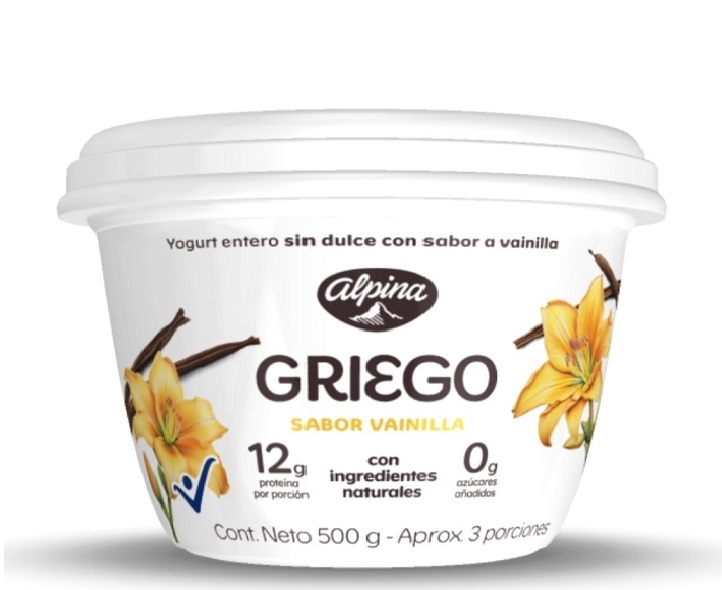 Yogurt Griego Alpina 500 grs vainilla