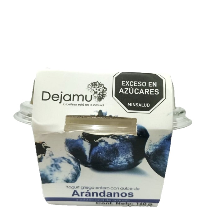 Yogurt Griego Dejamu 160 grs arandanos con granola