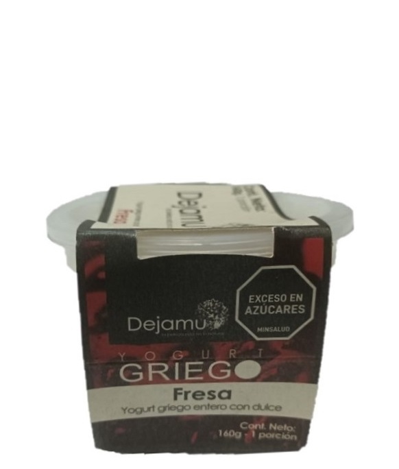 Yogurt Griego Dejamu 160 grs fresa