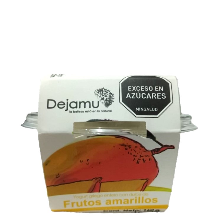 Yogurt Griego Dejamu 160 grs frutos amarillos con granola