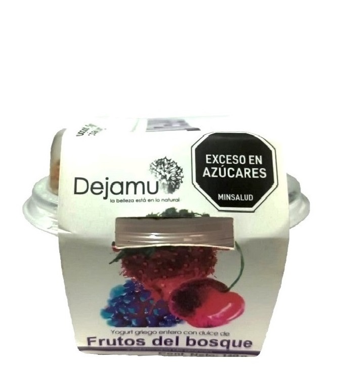 Yogurt Griego Dejamu 160 grs frutos del bosque con granola