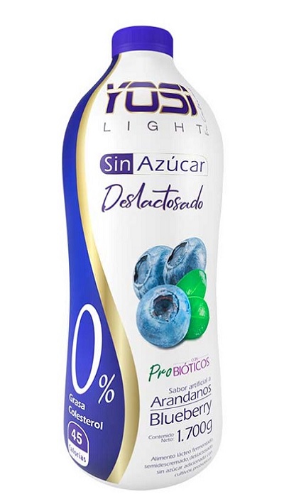 Yogurt Yosi 1700 ml deslactosado arándanos