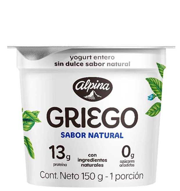 Yogurt griego Alpina 150 grs natural