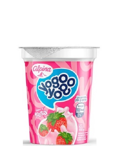 Alimento lácteo Yogo Yogo 150 grs fresa vaso